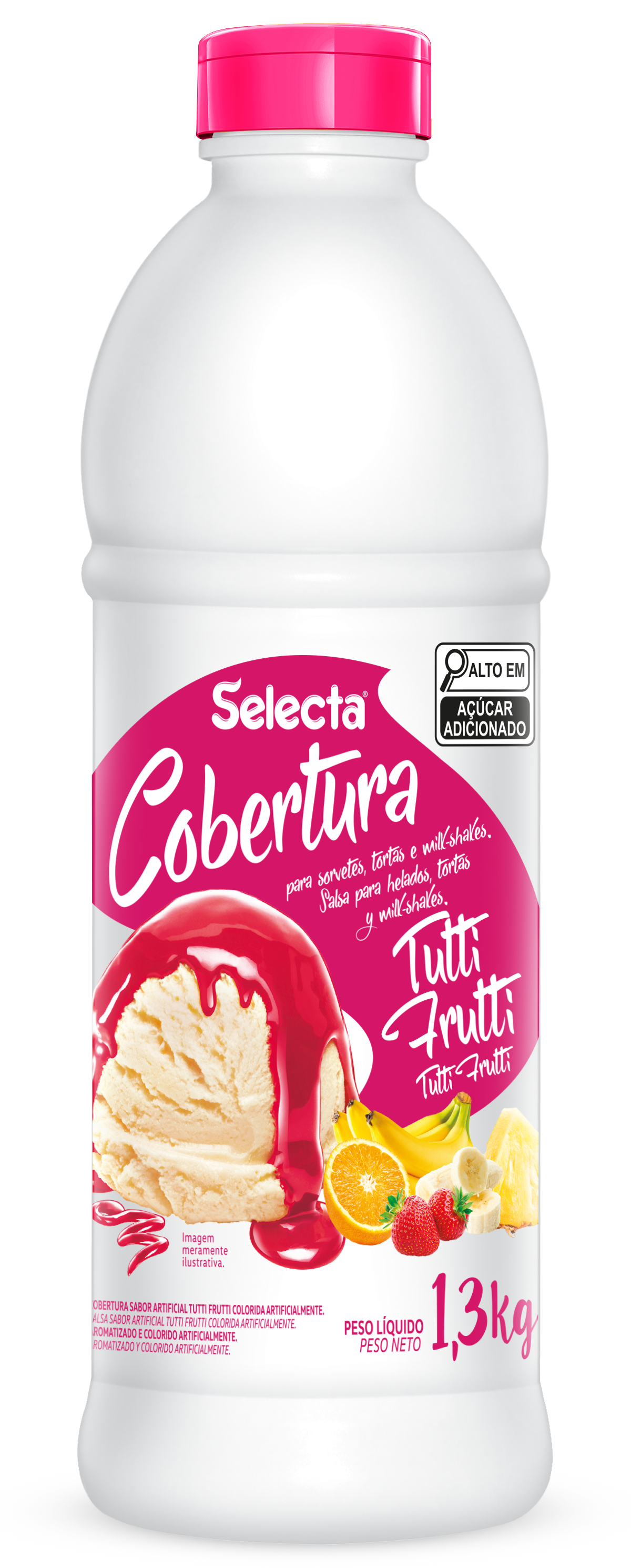 Cobertura Tutti-Frutti - Selecta Sorvetes