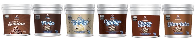 Linha de recheios selecta top lançamentos selecta sorvetes 2023
